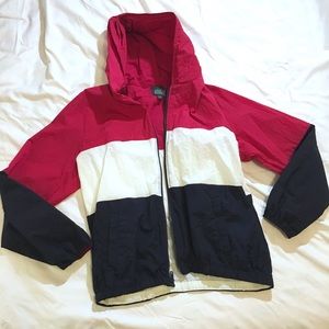 🦋5/$20🦋 Colorblock Windbreaker Jacket Pink &Blue